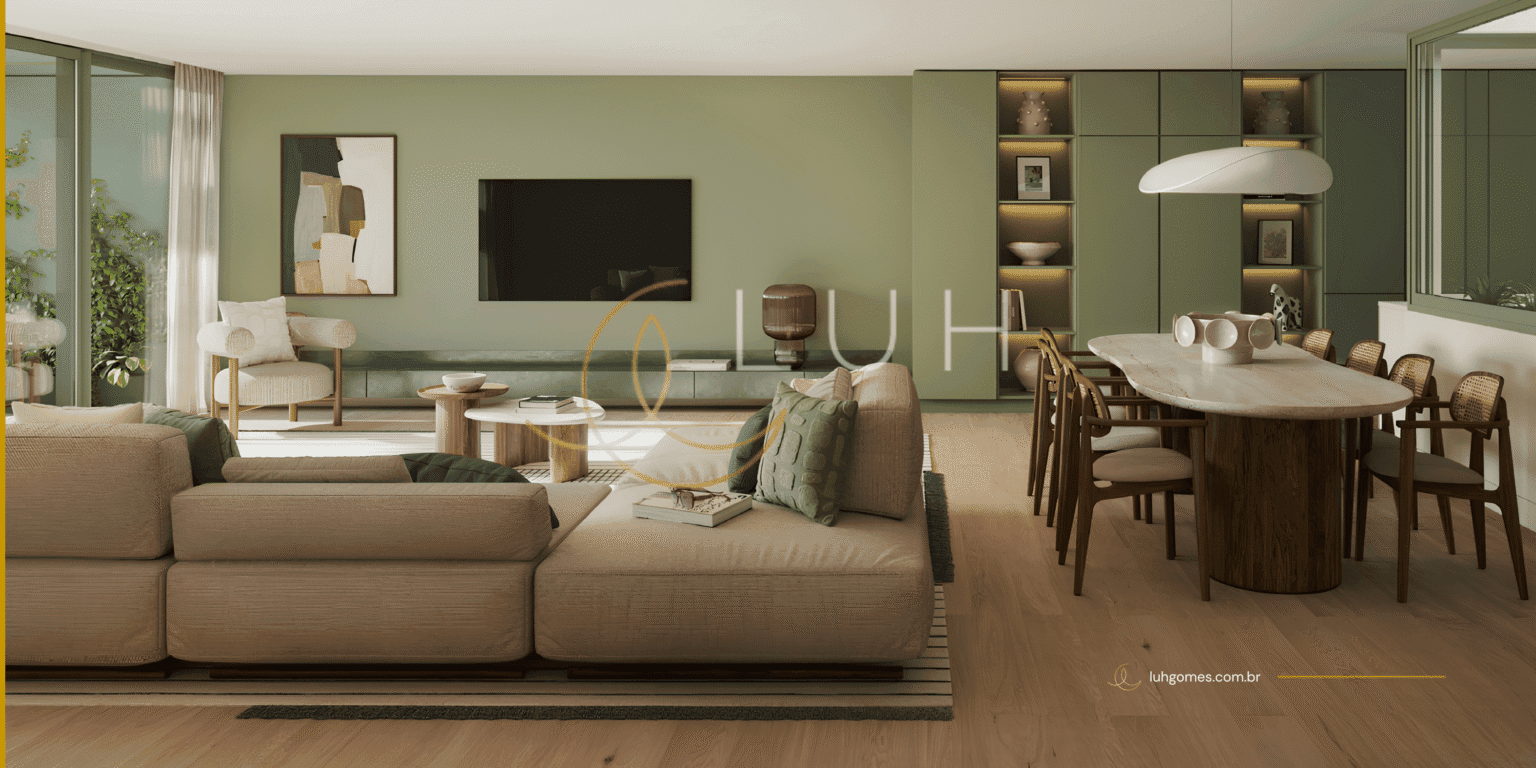 Residencial Golfe Porto - sala de tv